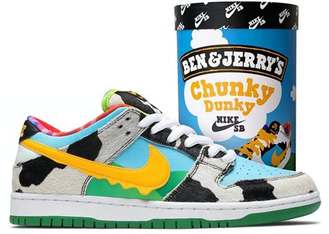 chunky dunky shoes fake|ben and jerrys shoe box.